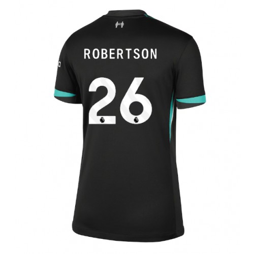 Fotballdrakt Dame Liverpool Andrew Robertson #26 Bortedrakt 2024-25 Kortermet